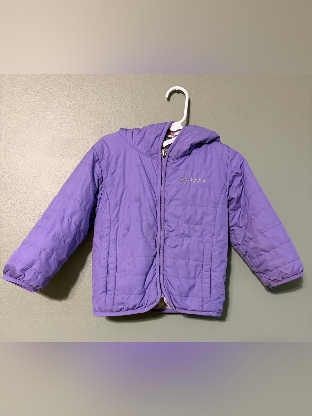 3T Girls Reversible Columbia Coat